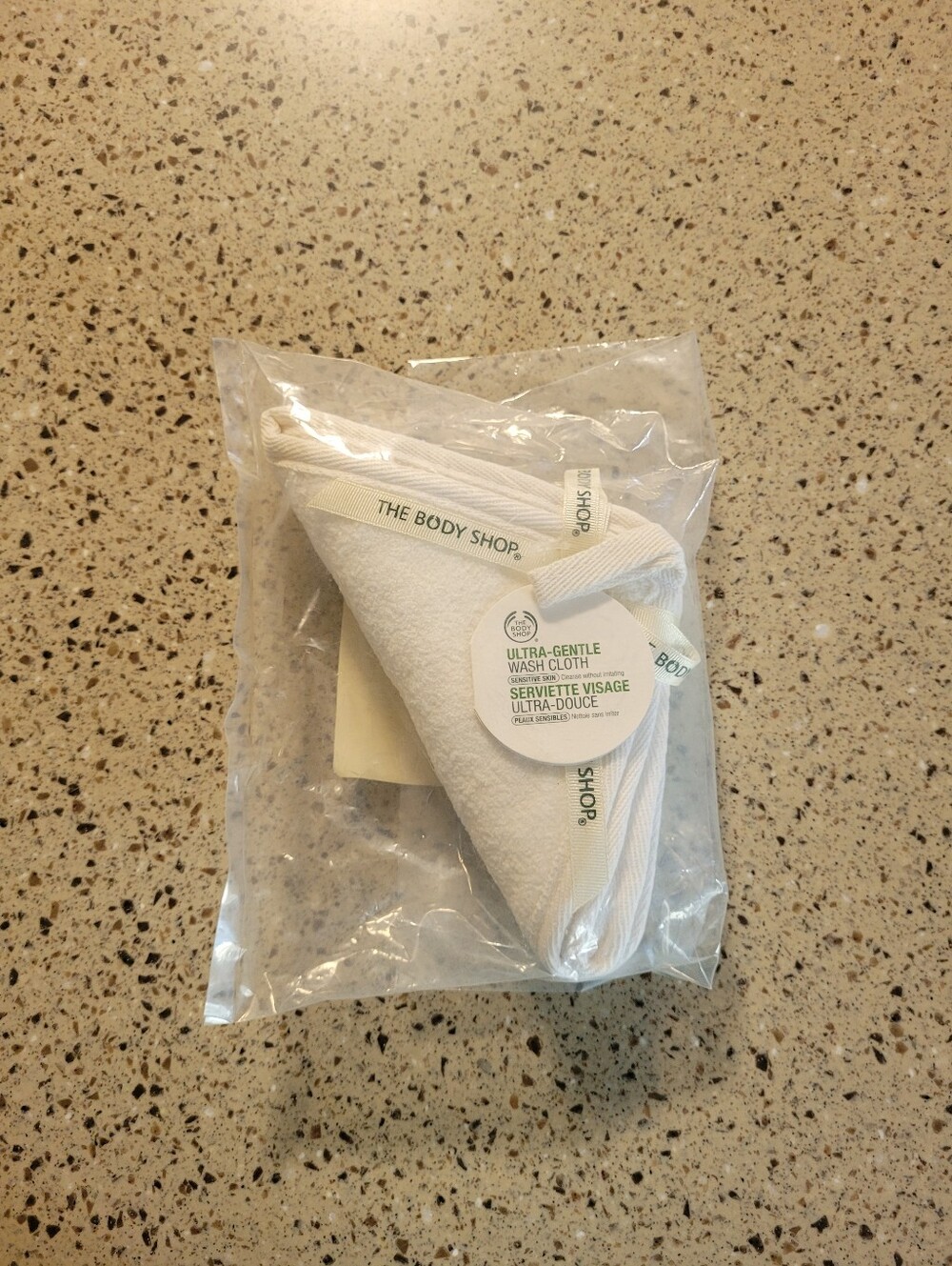 The Body Shop Ultra Gentle Reusable Wash Cloth For Sensitive Skin Hard To Find.